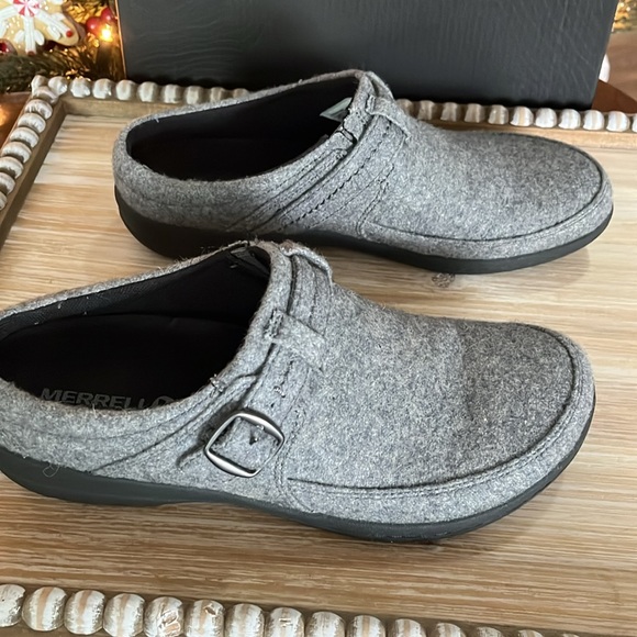 Encore Kassie Buckle Wool Clog by Merrell size 7 - Picture 5 of 9